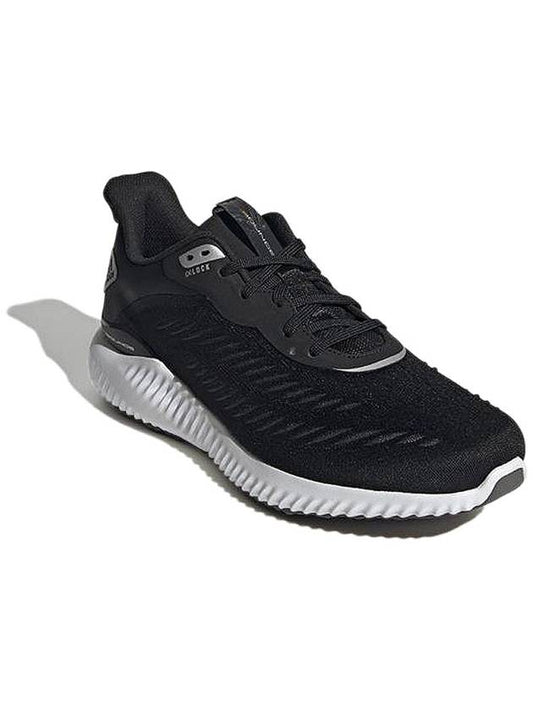 Alpha Bounce Low Top Sneakers Black - ADIDAS - BALAAN 1