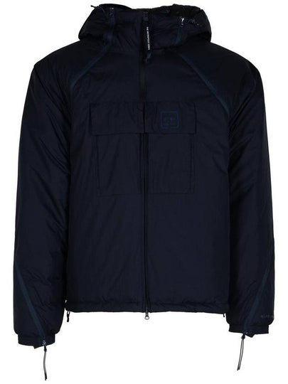 The Metropolis Series Pertex Hooded Bloom Down Padding Navy - CP COMPANY - BALAAN 2