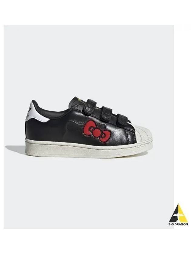 adidas KIDS Hello Kitty Superstar Core Black IG6996 - ADIDAS - BALAAN 1