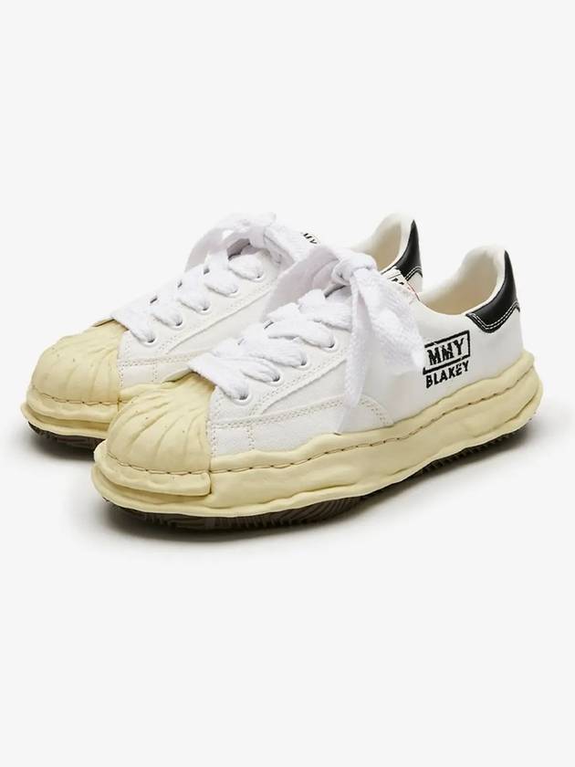 Blakey VL OG Sole Canvas Low-top Sneakers White - MIHARA YASUHIRO - BALAAN 3