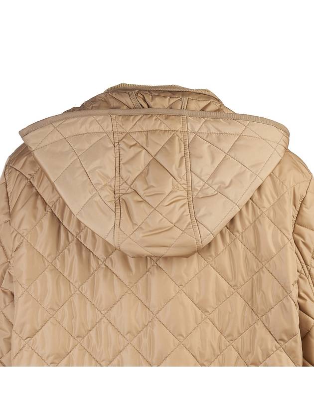 Diamond Quilted Nylon Jacket Archive Beige - BURBERRY - BALAAN 7