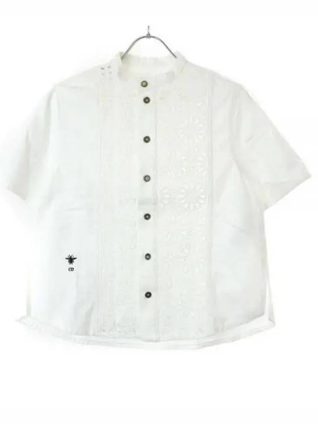 Cotton Blouse White - DIOR - BALAAN 2