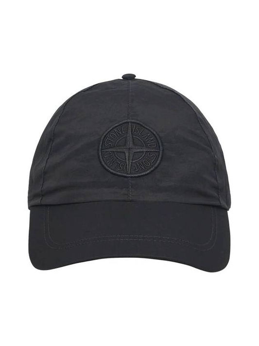 Nylon Logo Ball Cap Black - STONE ISLAND - BALAAN 2