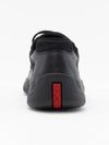 America's Cup Leather Mesh Low Top Sneakers Black - PRADA - BALAAN 6