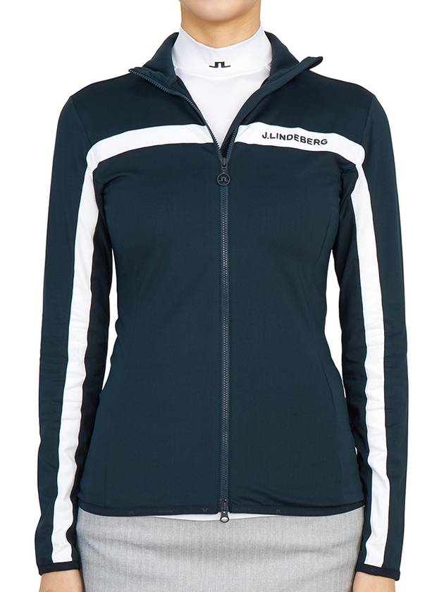 Zenith full zip-up jacket navy - J.LINDEBERG - BALAAN 3