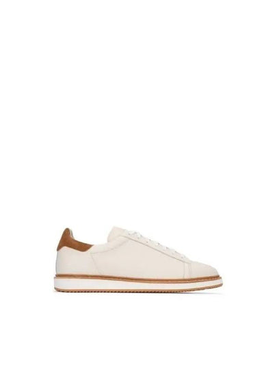 Grained Calfskin Low-Top Sneakers Panama - BRUNELLO CUCINELLI - BALAAN 2