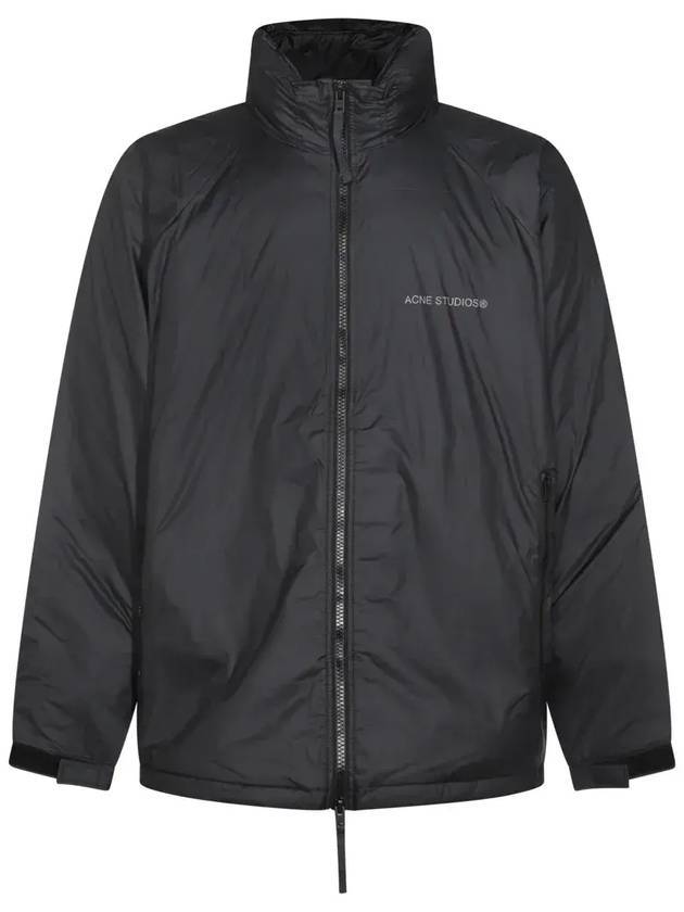 Logo Down Track Jacket Black - ACNE STUDIOS - BALAAN 1