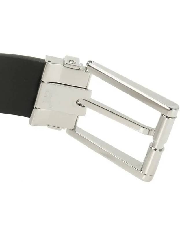 Pin Buckle Leather Belt Black - MONTBLANC - BALAAN 6