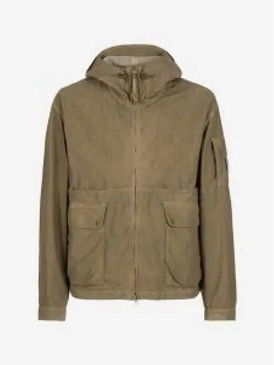 Boxy Hooded Zip-up Jacket 14CMOW176A006456G339 - CP COMPANY - BALAAN 2
