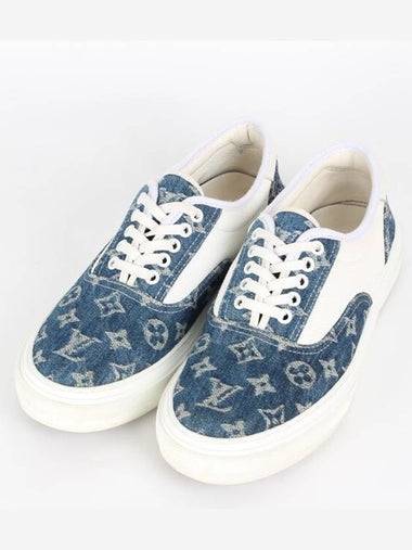 monogram denim sneakers 7 260 - LOUIS VUITTON - BALAAN 1