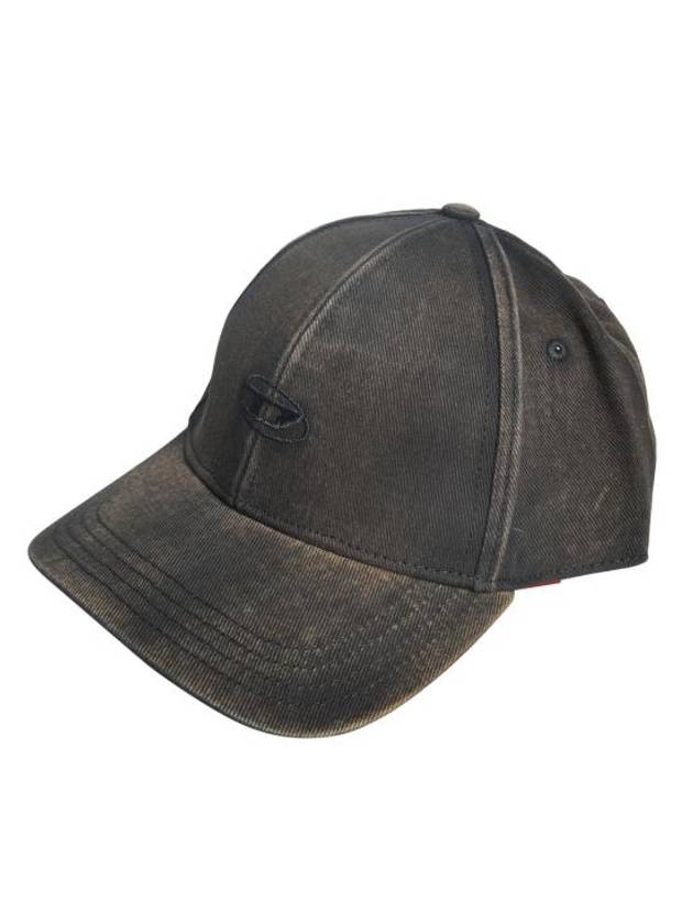 C Run Wash Logo Ball Cap Black - DIESEL - BALAAN 2