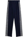 Striped Color Combination Track Pants Navy - AMI - BALAAN 2