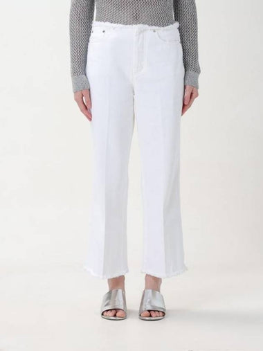 Denim Straight Pants MS4904P80V 117 White - MICHAEL KORS - BALAAN 1