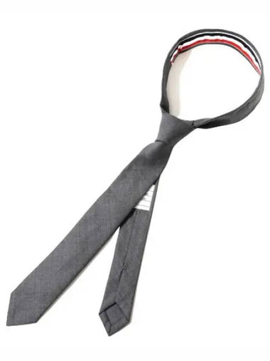 Super 120 count wool twill tie - THOM BROWNE - BALAAN 1