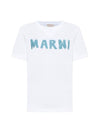 Crayon Logo Short Sleeve T-Shirt White - MARNI - BALAAN 2