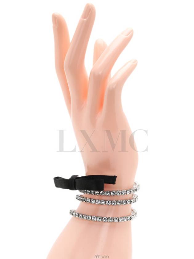 crystal bracelet chain bangle - MIU MIU - BALAAN 8