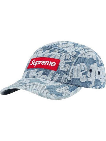 Fat Tip Jacquard Denim Camp Ball Cap Blue - SUPREME - BALAAN 1