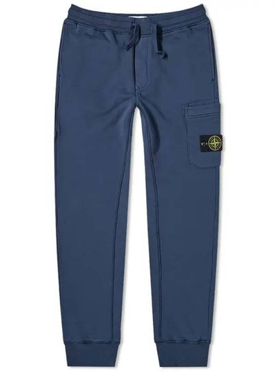 Wappen Patch Pocket Jogger Track Pants Blue - STONE ISLAND - BALAAN 2