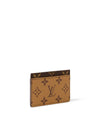 Monogram Reverse Canvas Card Wallet Brown - LOUIS VUITTON - BALAAN 4