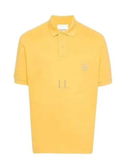 Afko Cotton Polo Shirt Yellow - ISABEL MARANT - BALAAN 2