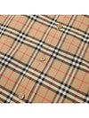 Small Scale Check Stretch Short Sleeve Shirt Archive Beige - BURBERRY - BALAAN 3