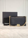 Women s Boy Bag Large Lambskin Gold Plated 20s Condition A - CHANEL - BALAAN 1