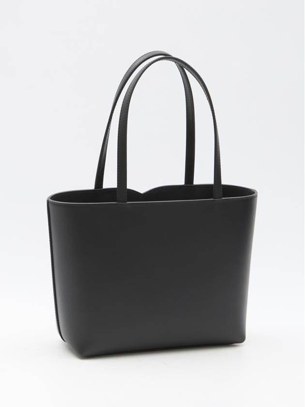 Logo Embossing Small Tote Bag Black - DOLCE&GABBANA - BALAAN 3