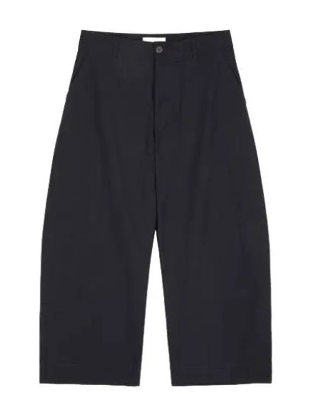 Boson Wide Crop Pants Darkest Navy - STUDIO NICHOLSON - BALAAN 1