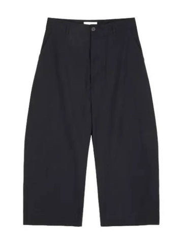 Boson Wide Crop Pants Darkest Navy - STUDIO NICHOLSON - BALAAN 1