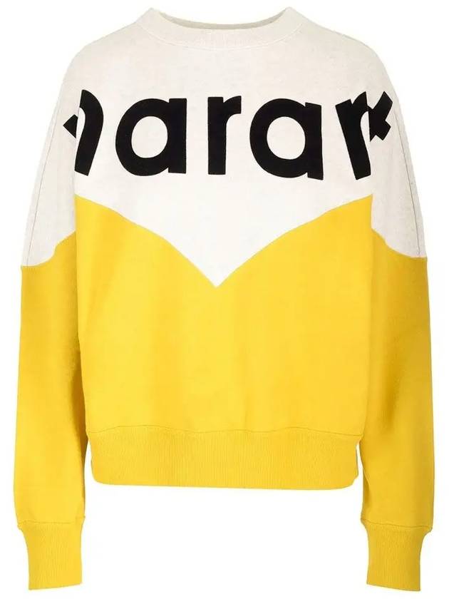 HOUSTON Brushed Sweatshirt Yellow SW0006FA A1M08E 10YW - ISABEL MARANT - BALAAN 1