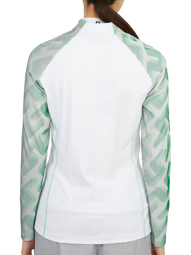 June 3D Sleeve Golf Zip up White GWJS06287 0000 - J.LINDEBERG - BALAAN 6