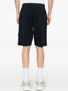 Compass Badge Cotton Track Shorts Navy - STONE ISLAND - BALAAN 5