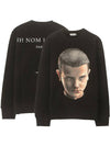 Eleven Archive Print Sweatshirt Black - IH NOM UH NIT - BALAAN 2