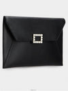 Buckle Envelope Small Clutch Bag Black - ROGER VIVIER - BALAAN 5