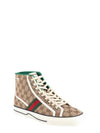 Tennis 1977 GG Canvas High-Top Sneakers Beige - GUCCI - BALAAN 5