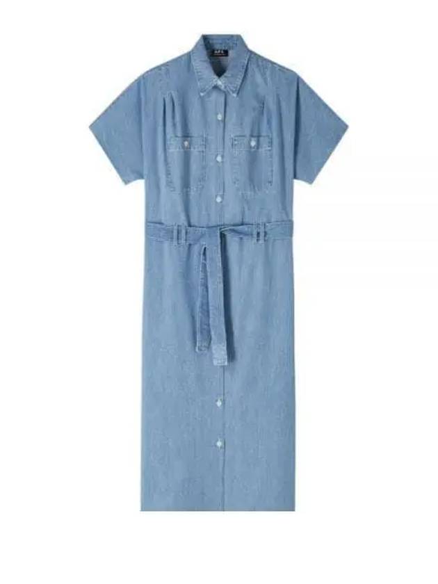 New Drew Long Dress Pale Blue - A.P.C. - BALAAN 2