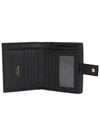 Gancini Logo Wallet Black - SALVATORE FERRAGAMO - BALAAN 6