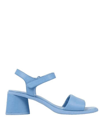 Kiara Leather Sandal Heels Blue - CAMPER - BALAAN 1