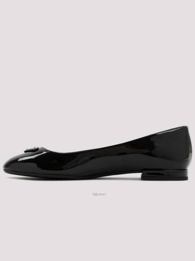 Patent Leather Ballerina Black - PRADA - BALAAN 5