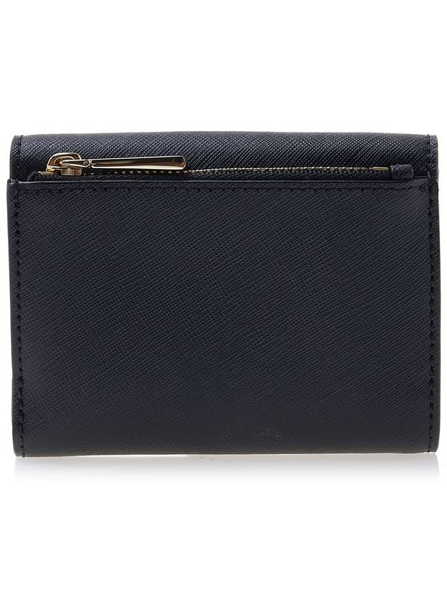 Carmen Medium Saffiano Leather Tri-Fold Half Wallet Black - MICHAEL KORS - BALAAN 4