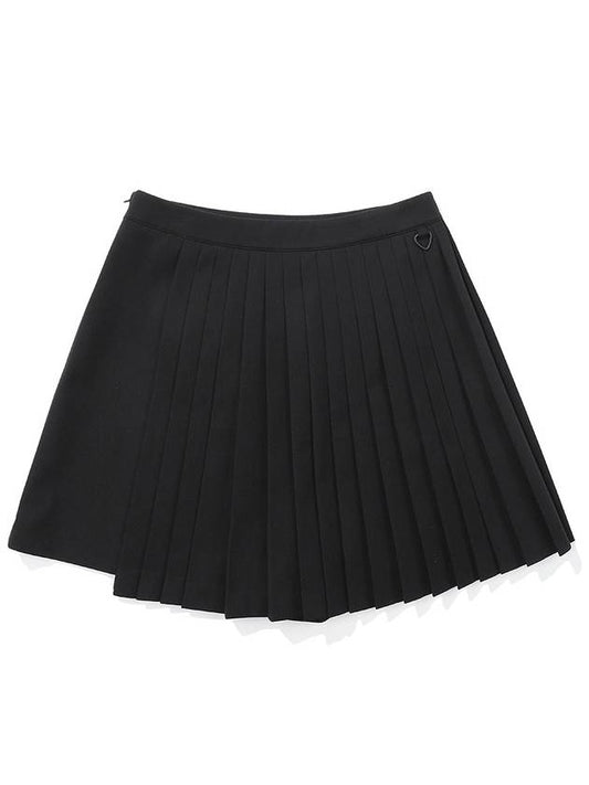 Pleated look short pants BLACK WOMAN - MALBON GOLF - BALAAN 2