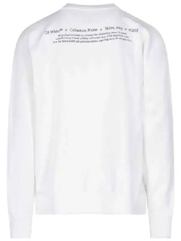 Men's Caravaggio Logo Sweatshirt Sweatshirt White - OFF WHITE - BALAAN.