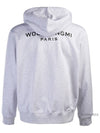 Men s Back Logo Hooded Zip up W243TS47 740G - WOOYOUNGMI - BALAAN 4