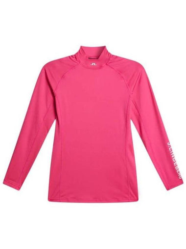 Asa Soft Compression Long Sleeve T-Shirt Pink Peacock - J.LINDEBERG - BALAAN 1