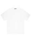 Face Patch Short Sleeve T-Shirt White - ACNE STUDIOS - BALAAN 2