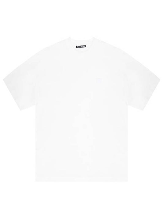 Face Patch Short Sleeve T-Shirt White - ACNE STUDIOS - BALAAN 2