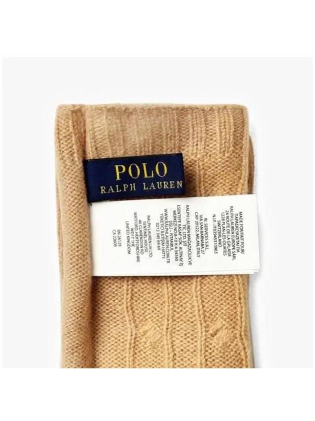 WC0528 220 Pony Cable Knit Gloves - POLO RALPH LAUREN - BALAAN 5