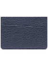 Grain Leather Stitch Card Wallet Navy - MAISON MARGIELA - BALAAN 5