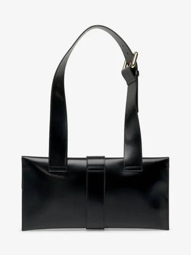 Refurbished Women s Carol Semi Patent Leather Shoulder Bag Black 22SSCROSBLWMEDBL - BY FAR - BALAAN 1