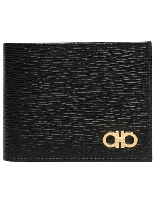 ID Window Gancini Half Wallet Black - SALVATORE FERRAGAMO - BALAAN 2